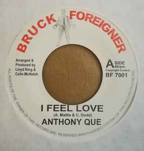 Anthony Que, Steam Fish ‎– I Feel Love/ I Feel Love (Version)