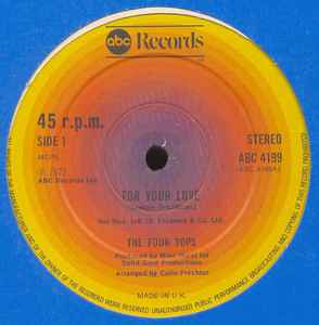 The Four Tops* ‎– For Your Love