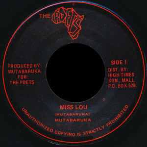 Mutabaruka - Miss Lou