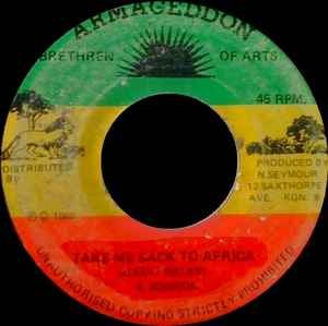 Albert Malawi ‎– Take Me Back To Africa